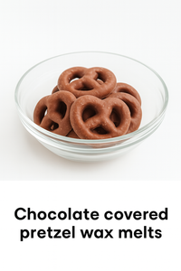 Chocolate covered pretzel wax melts